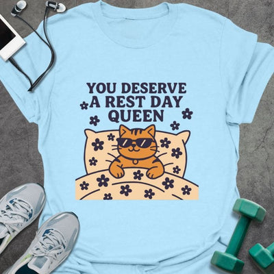 Deserve Rest T-Shirt - Gym Graphic Tee - Gift for Gym Lovers - Unisex