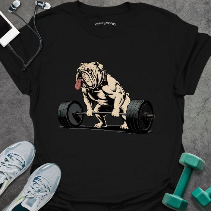 Bulldog DL T-Shirt - Gym Graphic Tee - Gift for Gym Lovers - Unisex