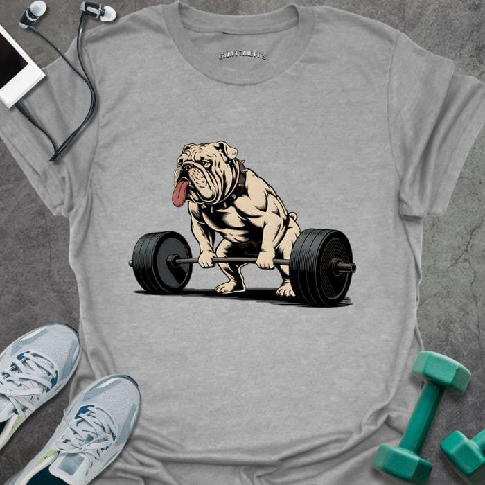 Bulldog DL T-Shirt - Gym Graphic Tee - Gift for Gym Lovers - Unisex