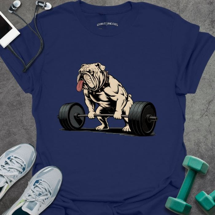 Bulldog DL T-Shirt - Gym Graphic Tee - Gift for Gym Lovers - Unisex