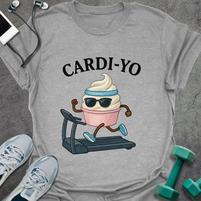 Cardiyo T-Shirt - Gym Graphic Tee - Gift for Gym Lovers - Unisex