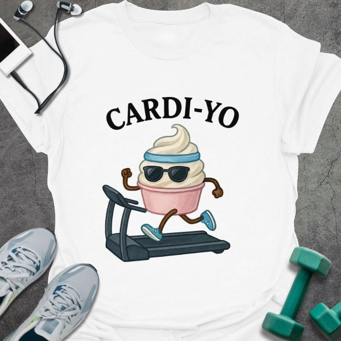 Cardiyo T-Shirt - Gym Graphic Tee - Gift for Gym Lovers - Unisex