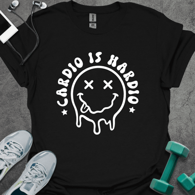 Cardio Is Hardio T-Shirt - Gym Graphic Tee - Gift for Gym Lovers - Unisex