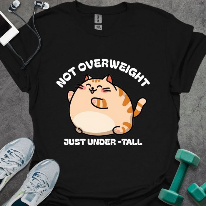 Cat Undertall T-Shirt - Gym Graphic Tee - Gift for Gym Lovers - Unisex