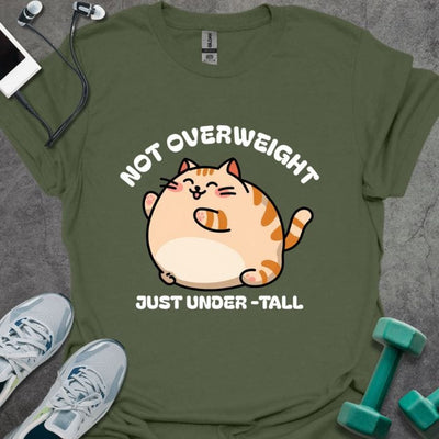 Cat Undertall T-Shirt - Gym Graphic Tee - Gift for Gym Lovers - Unisex