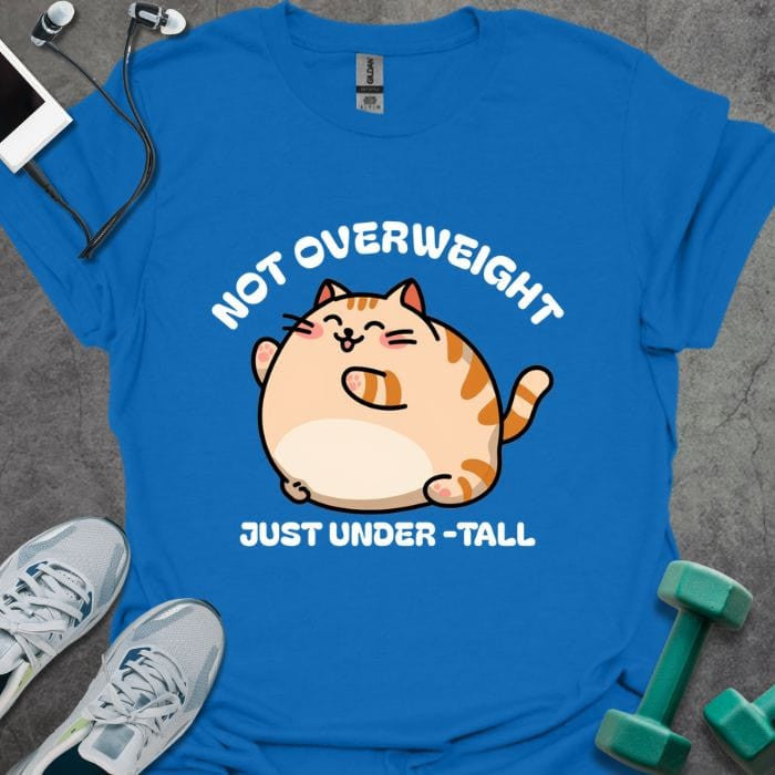 Cat Undertall T-Shirt - Gym Graphic Tee - Gift for Gym Lovers - Unisex