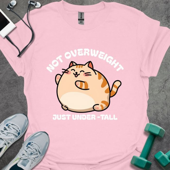 Cat Undertall T-Shirt - Gym Graphic Tee - Gift for Gym Lovers - Unisex