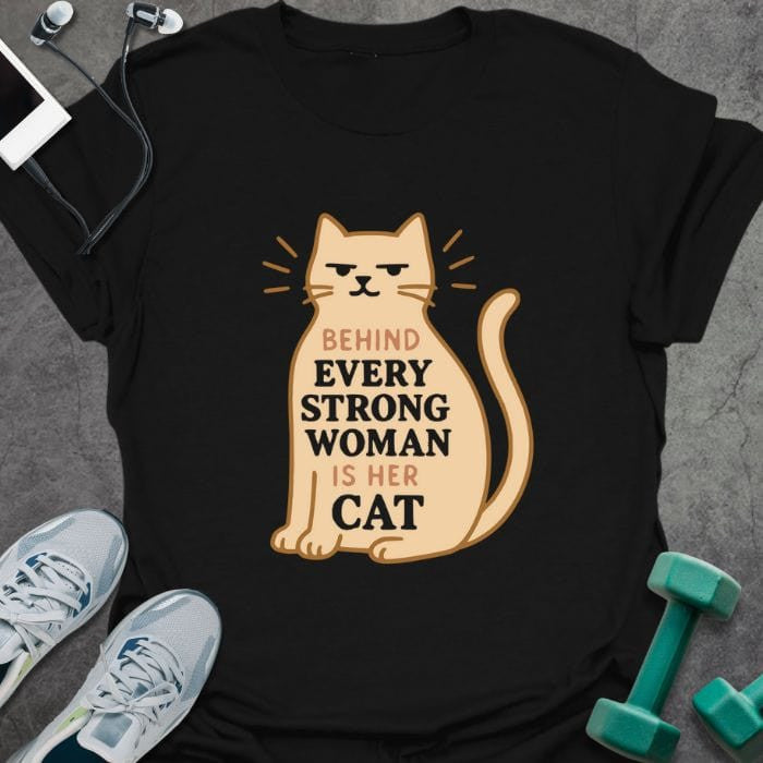 Her Cat T-Shirt - Gym Graphic Tee - Gift for Gym Lovers - Unisex