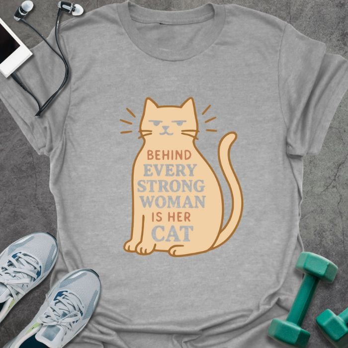 Her Cat T-Shirt - Gym Graphic Tee - Gift for Gym Lovers - Unisex