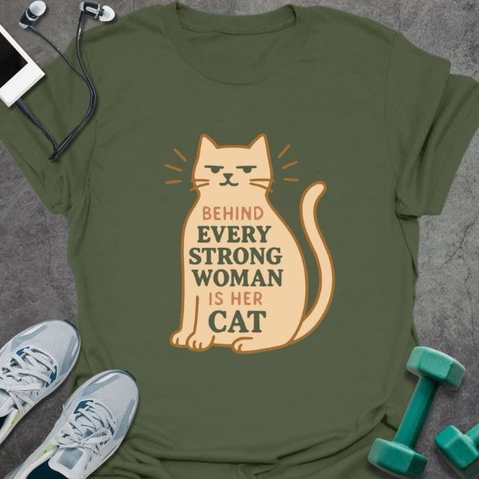 Her Cat T-Shirt - Gym Graphic Tee - Gift for Gym Lovers - Unisex