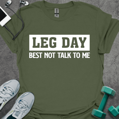 Leg Day T-Shirt - Gym Graphic Tee - Gift for Gym Lovers - Unisex