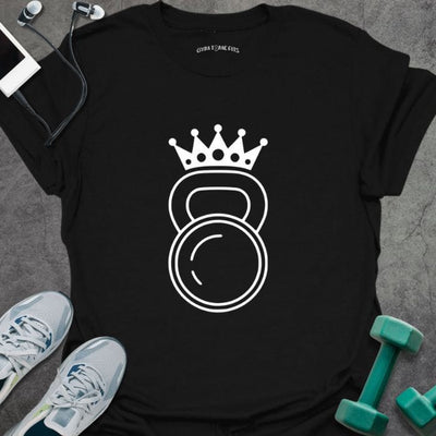 Kettle Bell Queen T-Shirt - Gym Graphic Tee - Gift for Gym Lovers - Unisex
