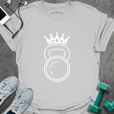 Kettle Bell Queen T-Shirt - Gym Graphic Tee - Gift for Gym Lovers - Unisex