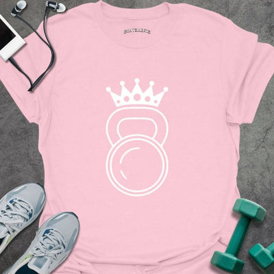 Kettle Bell Queen T-Shirt - Gym Graphic Tee - Gift for Gym Lovers - Unisex