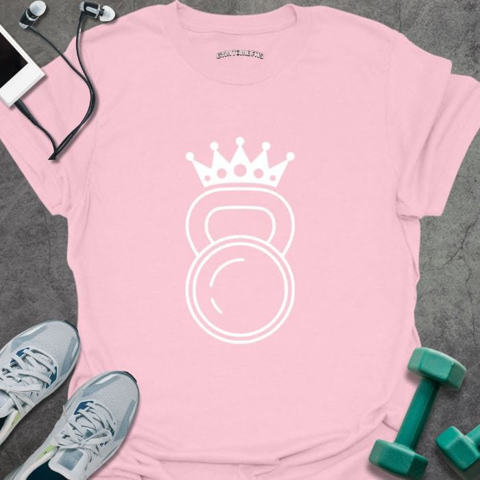 Kettle Bell Queen T-Shirt - Gym Graphic Tee - Gift for Gym Lovers - Unisex