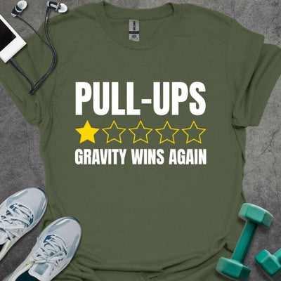Pull Ups Review T-Shirt - Gym Graphic Tee - Gift for Gym Lovers - Unisex