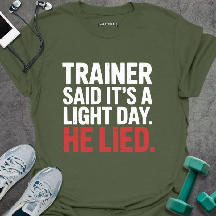 Light Day T-Shirt - Gym Graphic Tee - Gift for Gym Lovers - Unisex