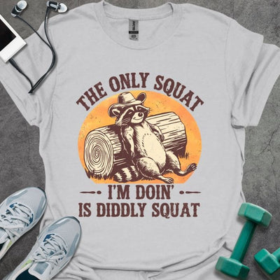 The Only Squat T-Shirt - Gym Graphic Tee - Gift for Gym Lovers - Unisex