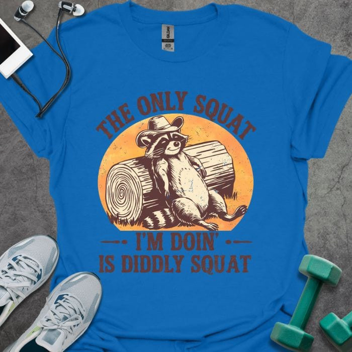 The Only Squat T-Shirt - Gym Graphic Tee - Gift for Gym Lovers - Unisex