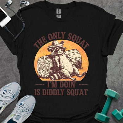 The Only Squat T-Shirt - Gym Graphic Tee - Gift for Gym Lovers - Unisex