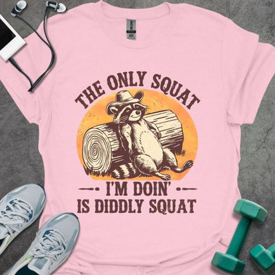 The Only Squat T-Shirt - Gym Graphic Tee - Gift for Gym Lovers - Unisex