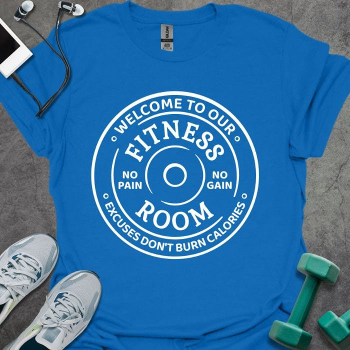Fitness Room T-Shirt - Gym Graphic Tee - Gift for Gym Lovers - Unisex