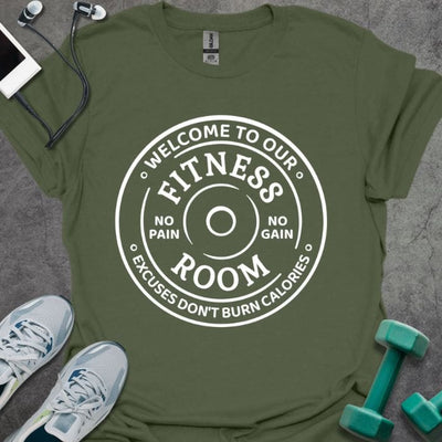Fitness Room T-Shirt - Gym Graphic Tee - Gift for Gym Lovers - Unisex