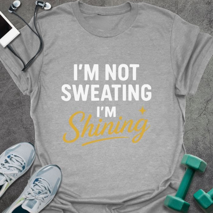 Shining T-Shirt - Gym Graphic Tee - Gift for Gym Lovers - Unisex