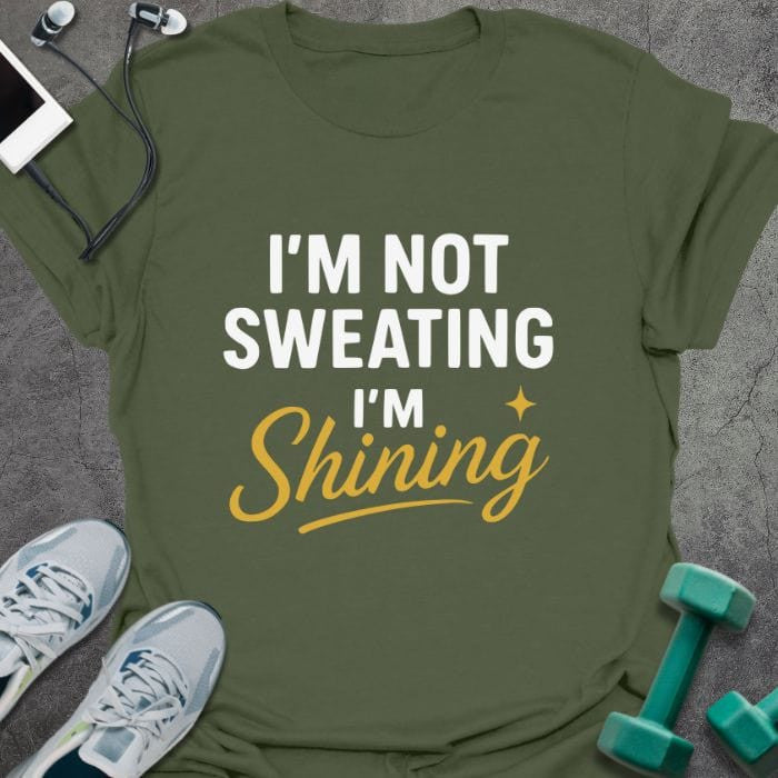 Shining T-Shirt - Gym Graphic Tee - Gift for Gym Lovers - Unisex