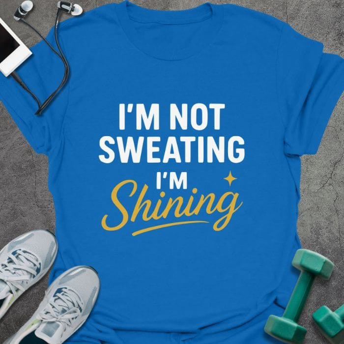 Shining T-Shirt - Gym Graphic Tee - Gift for Gym Lovers - Unisex