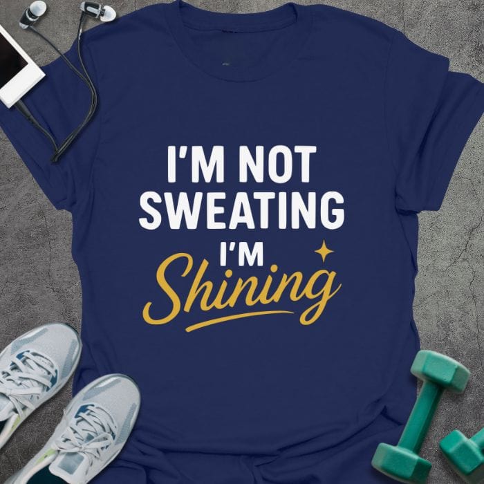 Shining T-Shirt - Gym Graphic Tee - Gift for Gym Lovers - Unisex