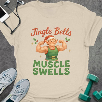 Muscle Swells T-Shirt - Gym Graphic Tee - Gift for Gym Lovers - Unisex
