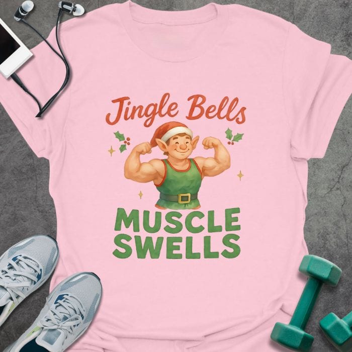 Muscle Swells T-Shirt - Gym Graphic Tee - Gift for Gym Lovers - Unisex