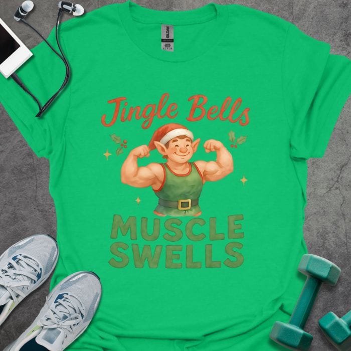Muscle Swells T-Shirt - Gym Graphic Tee - Gift for Gym Lovers - Unisex