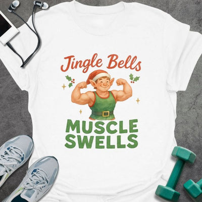 Muscle Swells T-Shirt - Gym Graphic Tee - Gift for Gym Lovers - Unisex