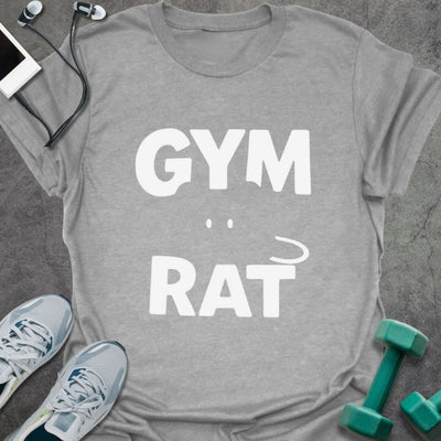 Gym Rat T-Shirt - Graphic Tee - Gift for Gym Lovers - Unisex