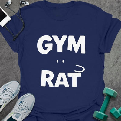 Gym Rat T-Shirt - Graphic Tee - Gift for Gym Lovers - Unisex