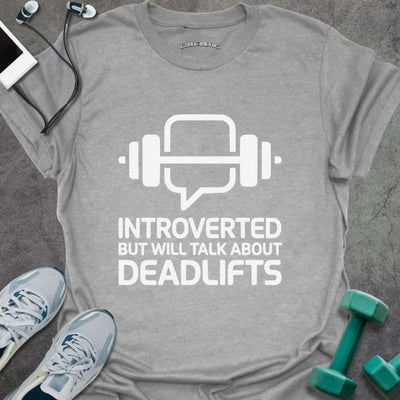 Introverted T-Shirt - Gym Graphic Tee - Gift for Gym Lovers - Unisex