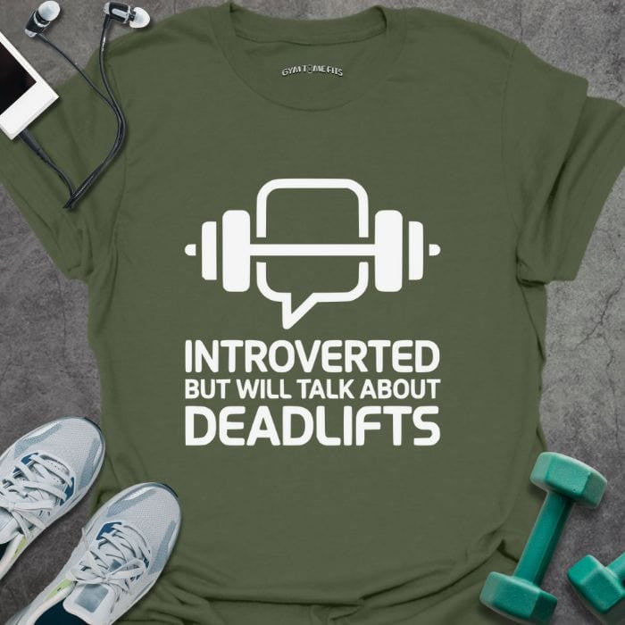 Introverted T-Shirt - Gym Graphic Tee - Gift for Gym Lovers - Unisex