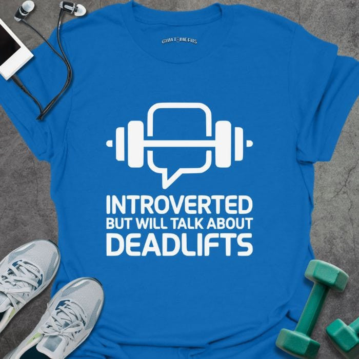 Introverted T-Shirt - Gym Graphic Tee - Gift for Gym Lovers - Unisex
