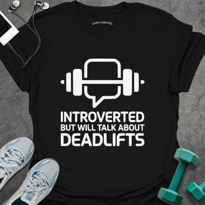 Introverted T-Shirt - Gym Graphic Tee - Gift for Gym Lovers - Unisex