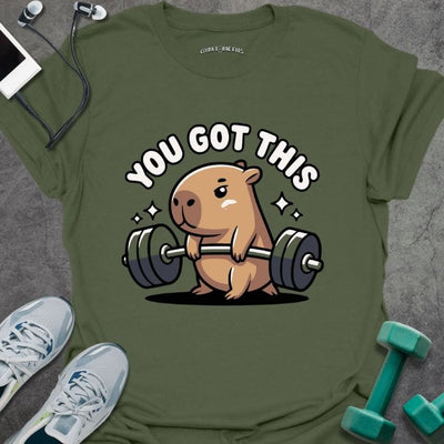 Capybara T-Shirt - Gym Graphic Tee - Gift for Gym Lovers - Unisex