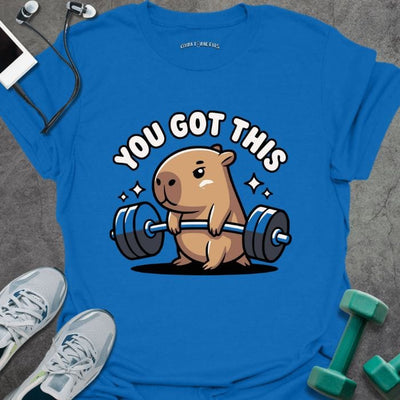 Capybara T-Shirt - Gym Graphic Tee - Gift for Gym Lovers - Unisex