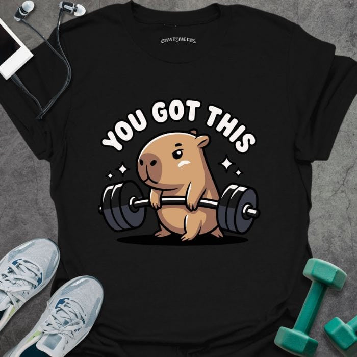 Capybara T-Shirt - Gym Graphic Tee - Gift for Gym Lovers - Unisex