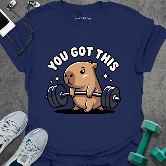 Capybara T-Shirt - Gym Graphic Tee - Gift for Gym Lovers - Unisex