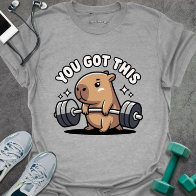 Capybara T-Shirt - Gym Graphic Tee - Gift for Gym Lovers - Unisex