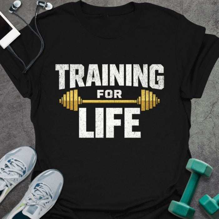 For Life T-Shirt - Gym Graphic Tee - Gift for Gym Lovers - Unisex