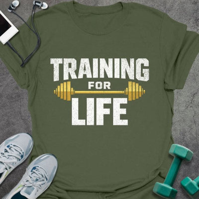For Life T-Shirt - Gym Graphic Tee - Gift for Gym Lovers - Unisex
