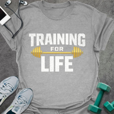 For Life T-Shirt - Gym Graphic Tee - Gift for Gym Lovers - Unisex