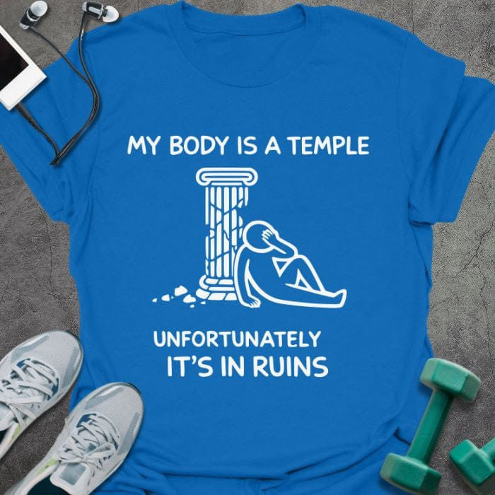 Body Temple T-Shirt - Gym Graphic Tee - Gift for Gym Lovers - Unisex